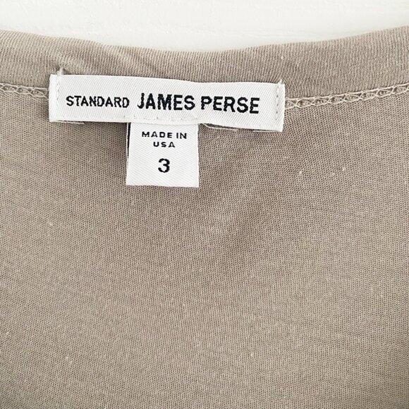 James Perse Long Fitted Taupe Jersey Dress, size 3. Fits like a M/L? - Picture 3 of 7